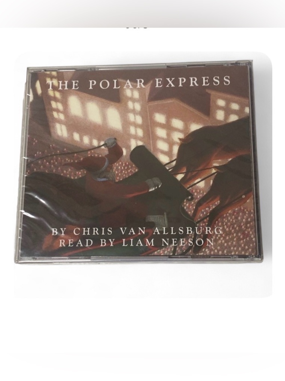The Polar Express Chris Van Allsburg CD Audiobook Liam Neeson New Sealed